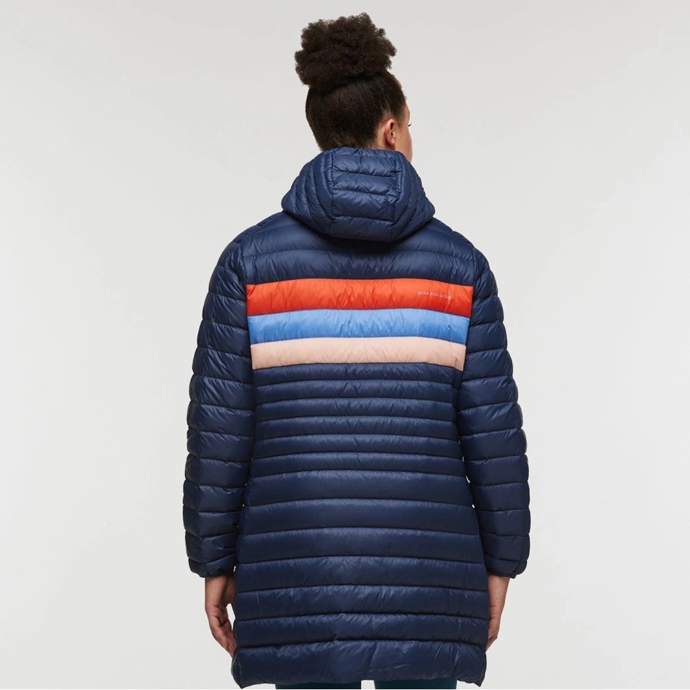 Cotopaxi Fuego Down Parka “Ink Stripes” Womens 4X NWT - Picture 2 of 6